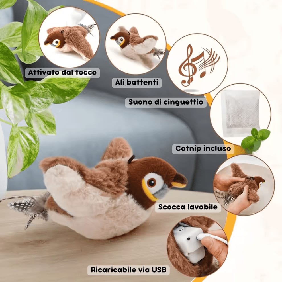 Raffra | Uccellino Interattivo